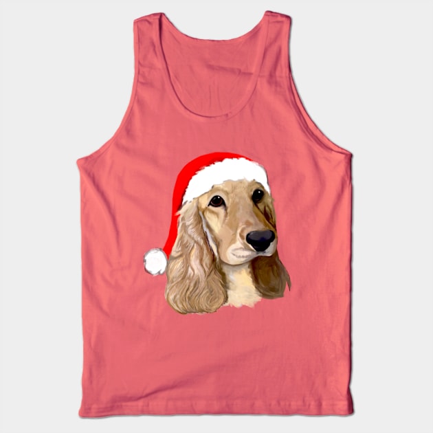 Cocker Spaniel at Christmas Tank Top by PenguinCornerStore